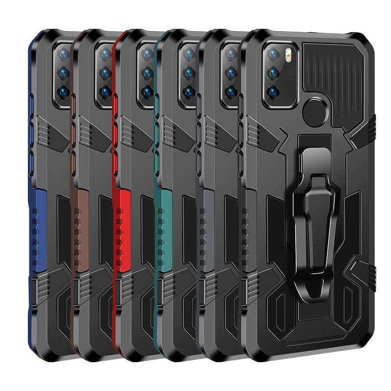 For OPPO Reno5 5G Machine Armor Warrior Shockproof PC + TPU Protective Case(Army Green)