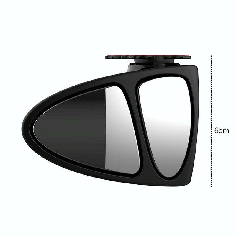 3R-151 3 in 1 Car Rearview Auxiliary Blind Spot Mirror Rear View 146 Front Wheel Mirror for Left ...