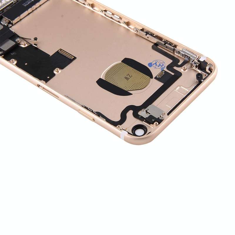 Battery Back Cover Assembly with Card Tray for iPhone 7 (Gold)