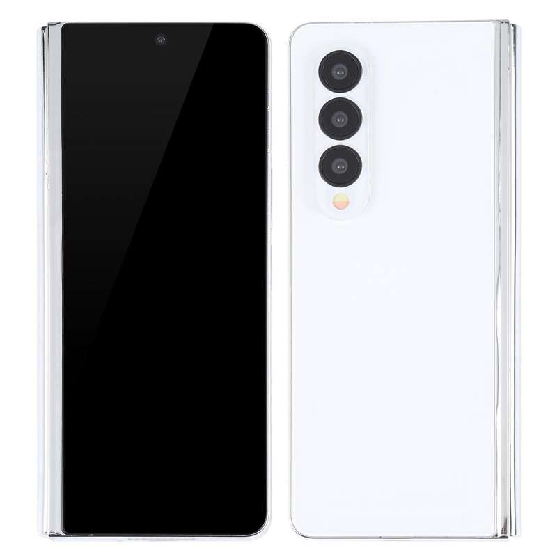 For Samsung Galaxy Z Fold4 Black Screen Non-Working Fake Dummy Display Model(White)