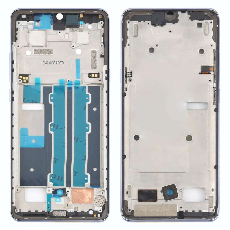 Front Housing LCD Frame Bezel Plate for TCL 10 Plus T782H(Purple)