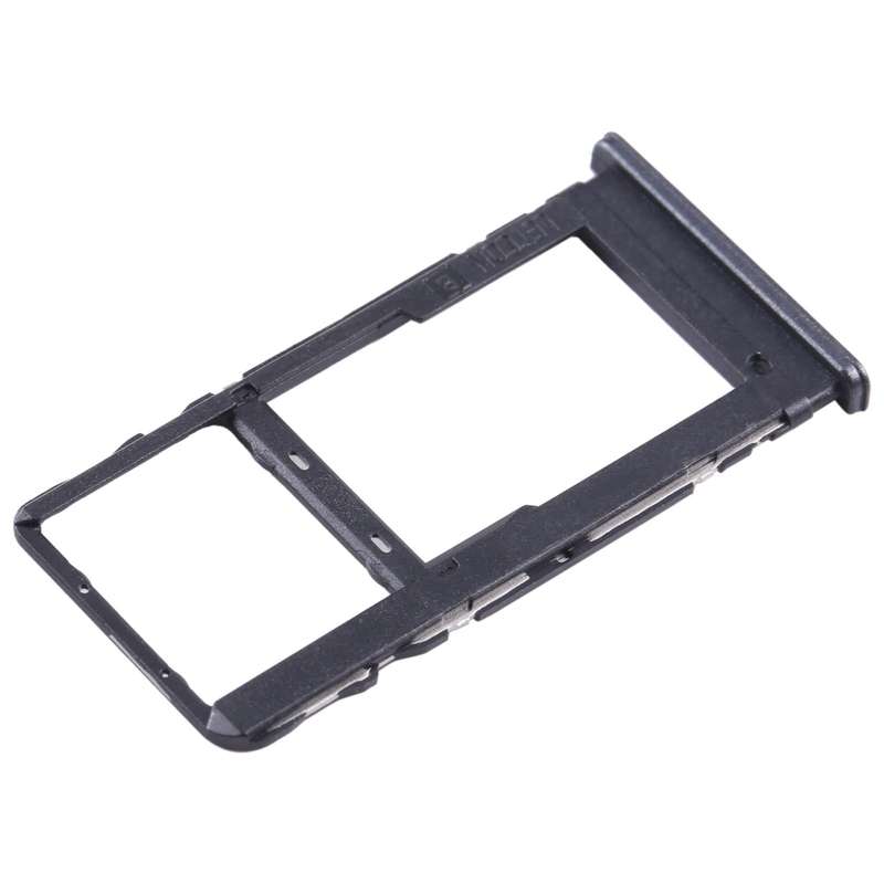 For TCL 40 XE Original SIM + Micro SD Card Tray(Black)