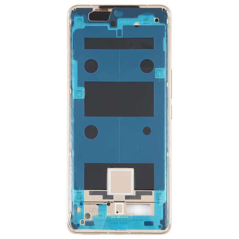 For Xiaomi 12S Ultra Original Front Housing LCD Frame Bezel Plate (Gold)