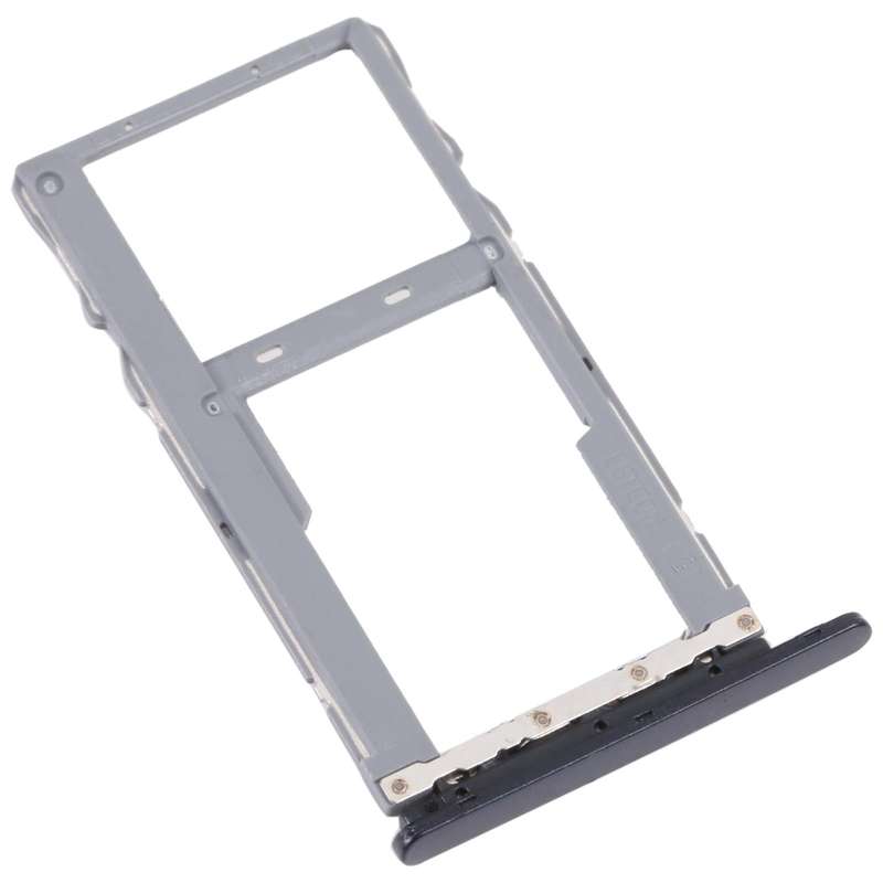 For TCL 10 SE T766H Original SIM Card Tray + SIM / Micro SD Card Tray(Black)