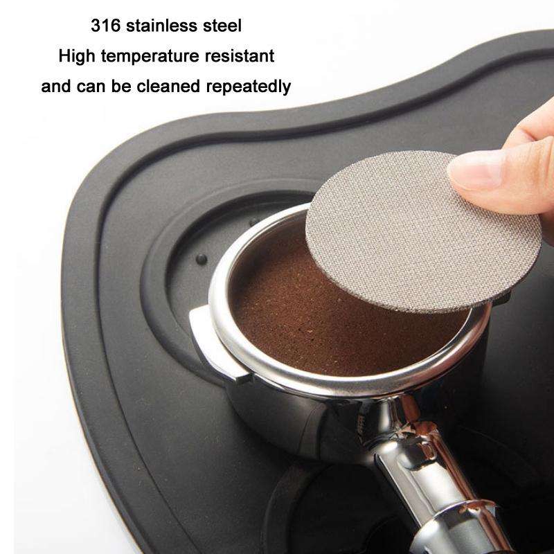 Stainless Steel Sintered Sheet Coffee Splash Filter, Size: 51mm x 1.7mm