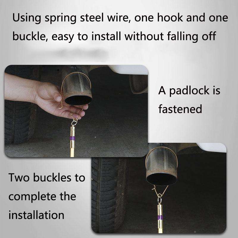 2 PCS P183 Car Anti-Static Elimination Release Device Grounding Strip Car Off-Road Exhaust Pipe A...