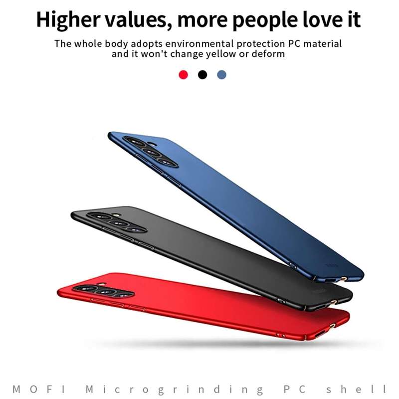 For Samsung Galaxy S23 FE 5G MOFI Frosted PC Ultra-thin Hard Phone Case(Blue)