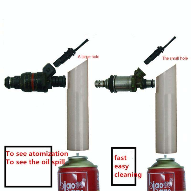 Car Wash Maintenance Manual Fuel Spray Nozzle Cleaning Tool Engine Care Fuel Injector Washing Dev...
