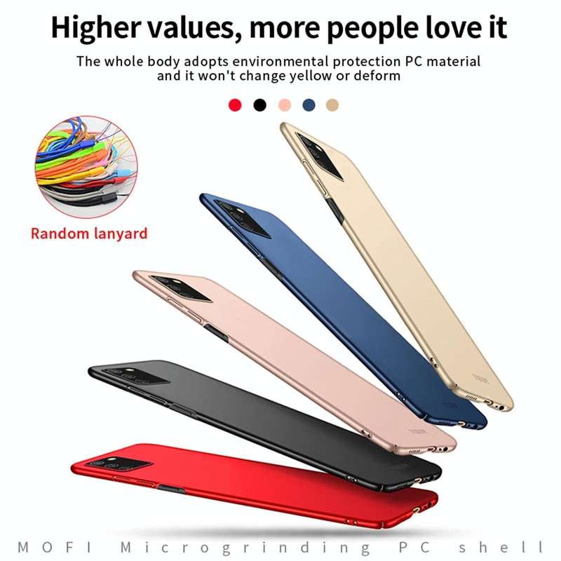 For Samsung Galaxy A02s EU / A03s / M02s / F02s MOFI Frosted PC Ultra-thin Hard Case(Blue)