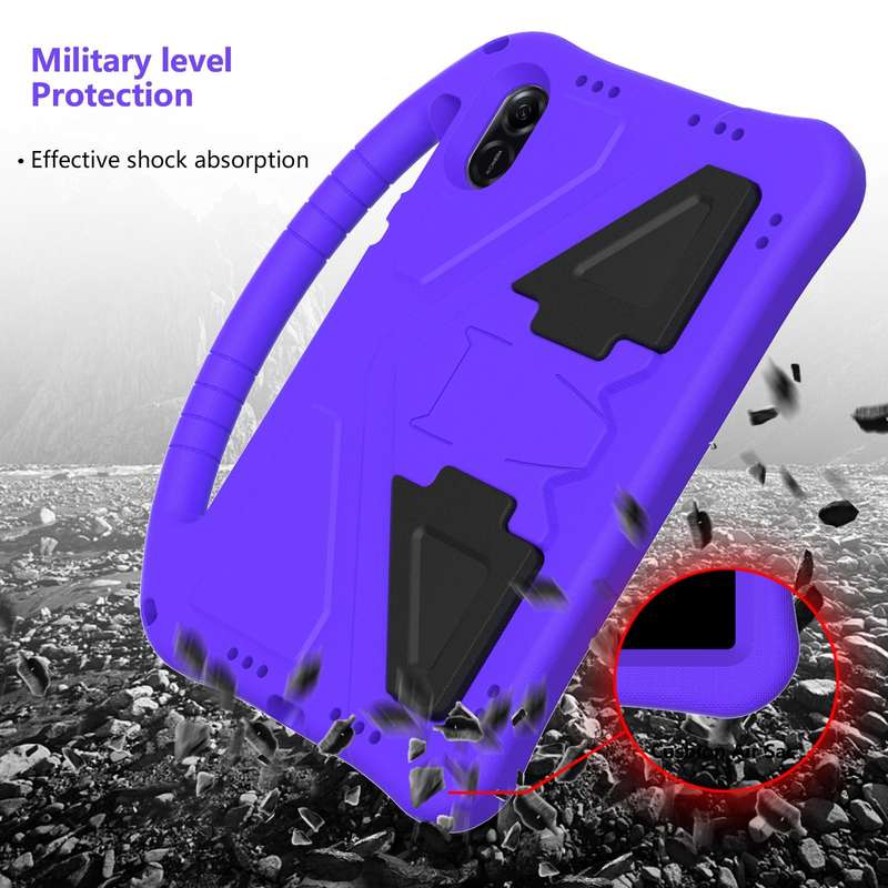 For Honor Pad X9 EVA Shockproof Tablet Case with Holder(Purple)