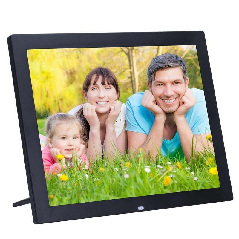15 inch HD LED Screen Digital Photo Frame with Holder & Remote Control, Allwinner, Alarm Clock / ...