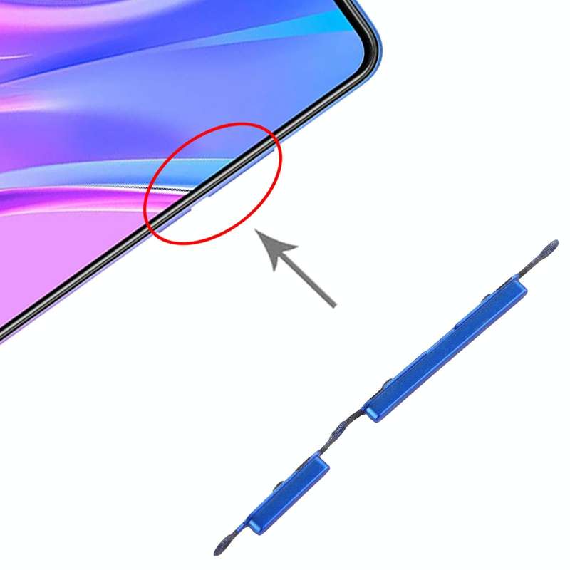 Power Button and Volume Control Button for Xiaomi Redmi 9A(Blue)