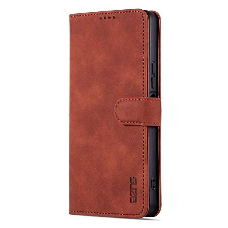 For vivo Y78 5G / Y36 / Y27 5G AZNS Skin Feel Calf Texture Flip Leather Phone Case(Brown)