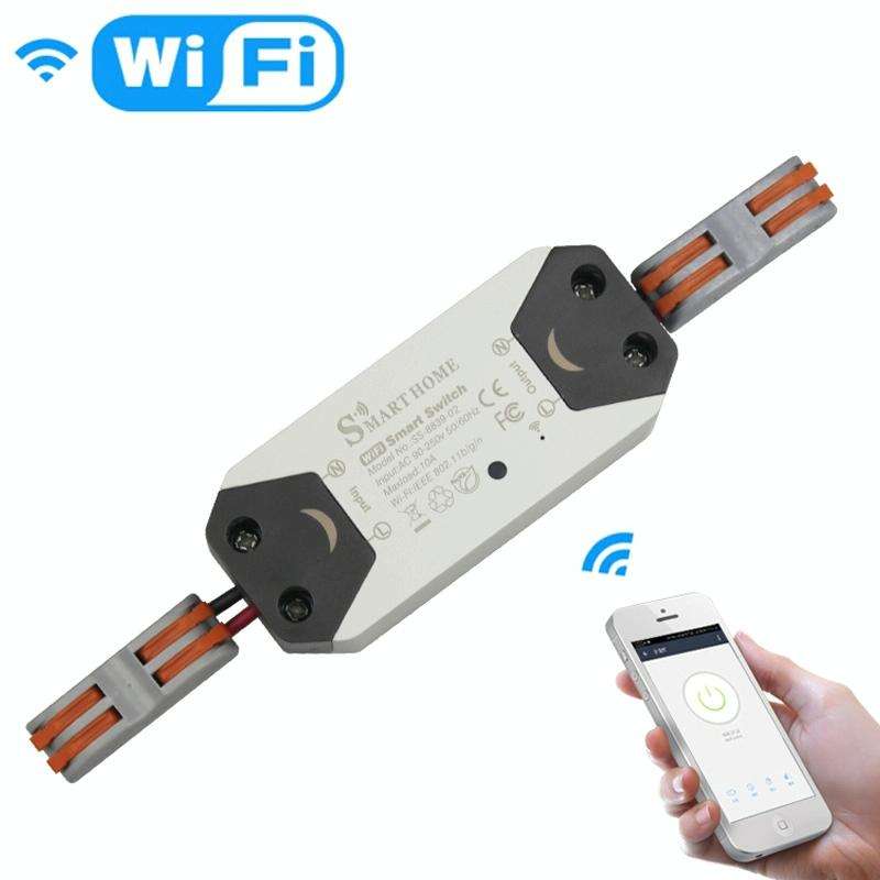 DIY WiFi Smart Light Switch Timer Universal Breaker Wireless Remote Control Works with Alexa Goog...