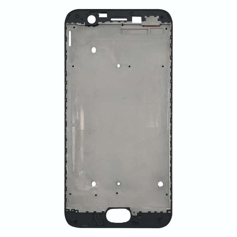 For OPPO A57 Front Housing LCD Frame Bezel Plate  (Black)
