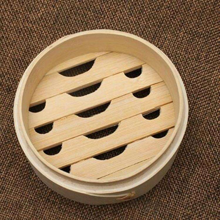 Xiaolongbao Bamboo Steamer Household Steamed Dumpling Cage Drawer Multi Layer Deepened Bamboo Ste...