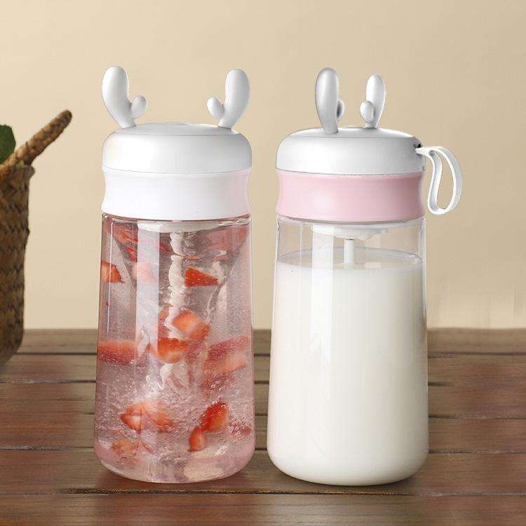 V7 Automatic Electric Stirring Cup Plastic Shake Cup(Light Green)