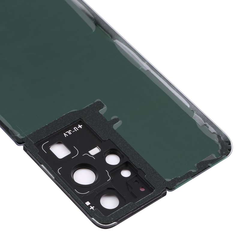 For Samsung Galaxy S21 Ultra 5G Battery Back Cover with Camera Lens Cover (Blue)