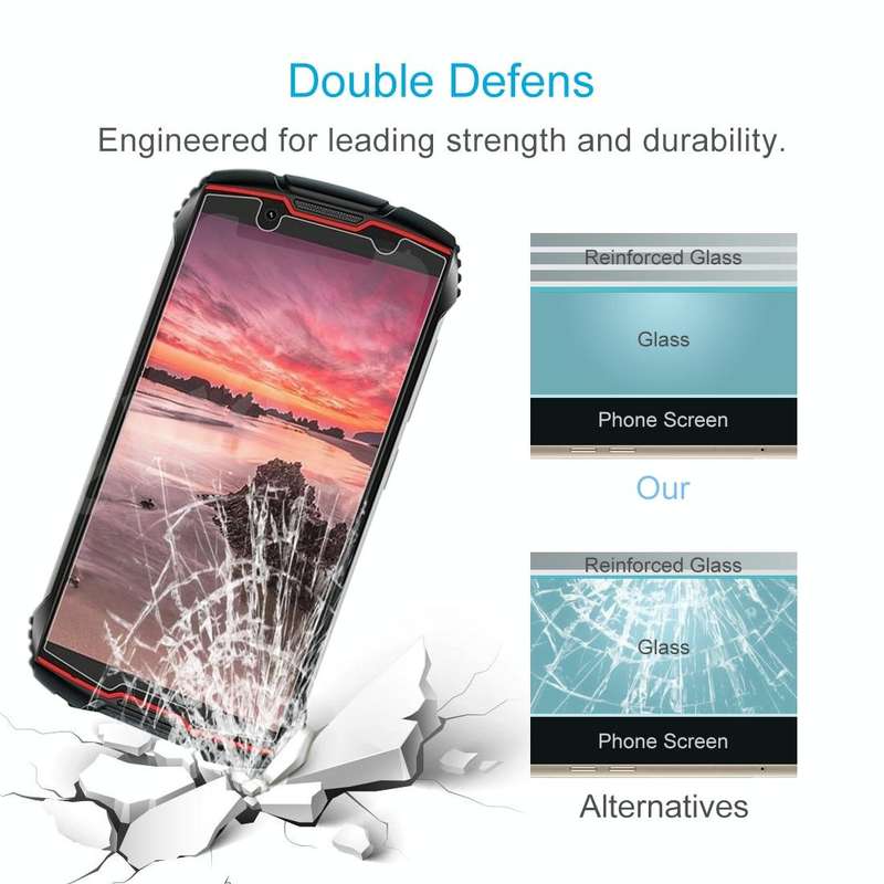 For Cubot KingKong Mini 50 PCS 0.26mm 9H Surface Hardness 2.5D Explosion-proof Tempered Glass Non...