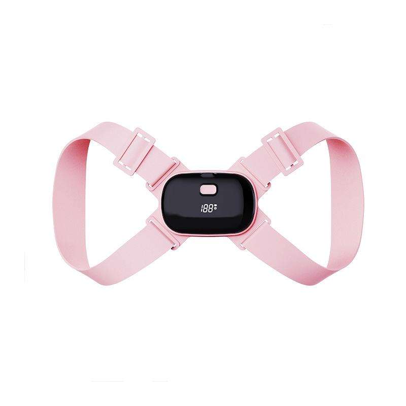 Smart Posture Corrector Adult Child Intelligent Posture Reminder Posture Trainer (Pink)