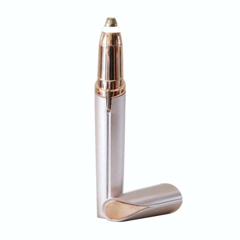 Multifunction Lipstick Eyebrow Trimmer Face Brows Hair Remover Electric Shaver Painless Eye Brow ...