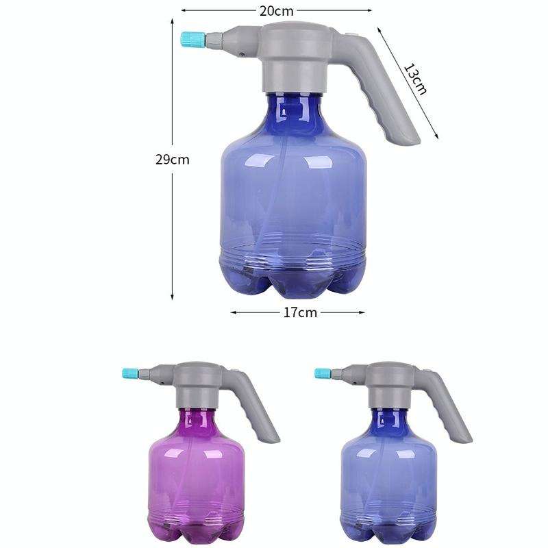 3L Household Garden Electric Watering Can Sprayer, Specification: Purple + Universal Nozzle