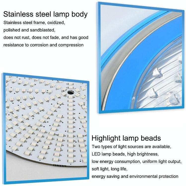36W LED Stainless Steel Wall-mounted Pool Light Landscape Underwater Light(Colorful Light)