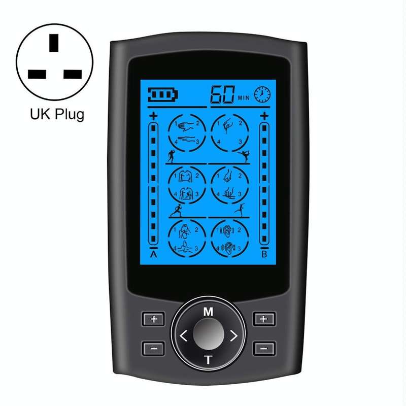 24-Mode Digital Electronic Pulse Massager Intelligent Whole Body Physical Therapy Meridian Massag...