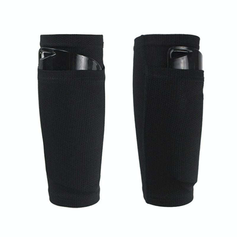 Football Shin Pads Reinforced Shin Pads Sports Calf Pads(White S)