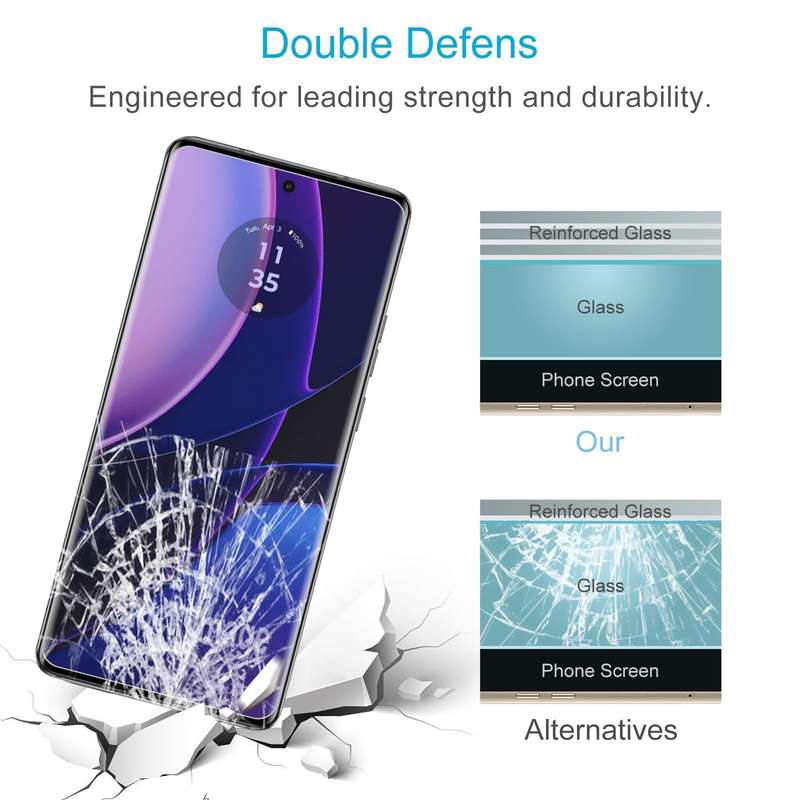 For Motorola Edge 2023 50pcs 0.26mm 9H 2.5D Tempered Glass Film