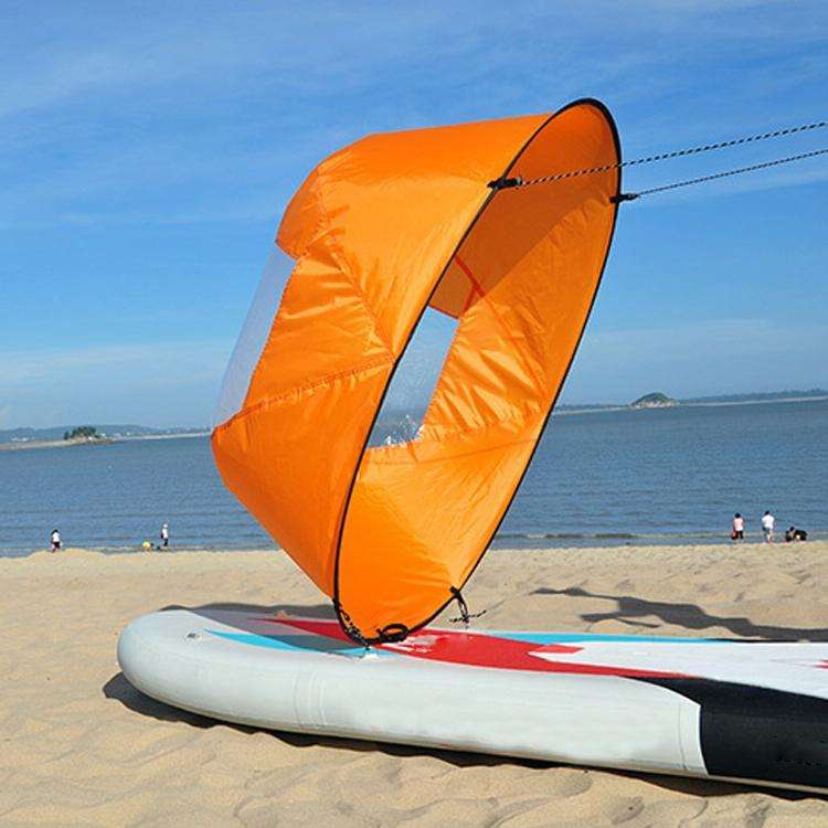 42 Inch Kayak Sail Downwind SUP Paddle Board Sail(Red)