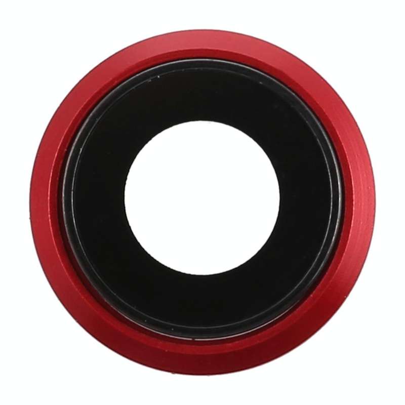 Back Camera Bezel with Lens Cover for iPhone 8 (Red)