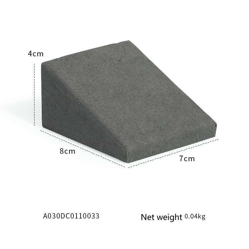 7x8x4cm Necklace Stand Gray Jewelry Display Microfiber Jewelry Props Display Rack