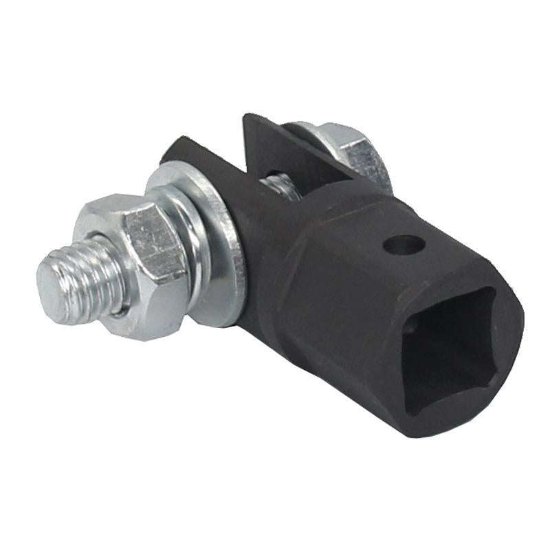 TO-OL007 Car Scissors Jack Adapter + Steel Ball Post(Black)