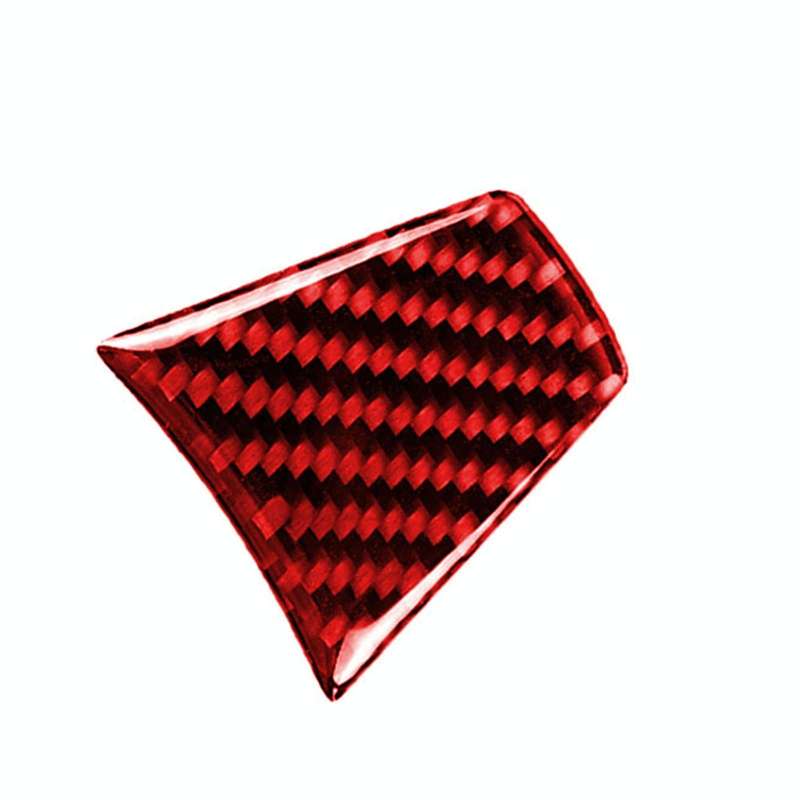 For BMW 3 Series E90 Large A Version Carbon Fiber Car Steering Wheel Decorative Sticker(Red)