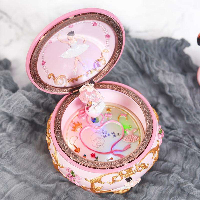 Ballet Girl Rotating Dancing Music Box Creative Birthday Gift, Music: Spirited Away