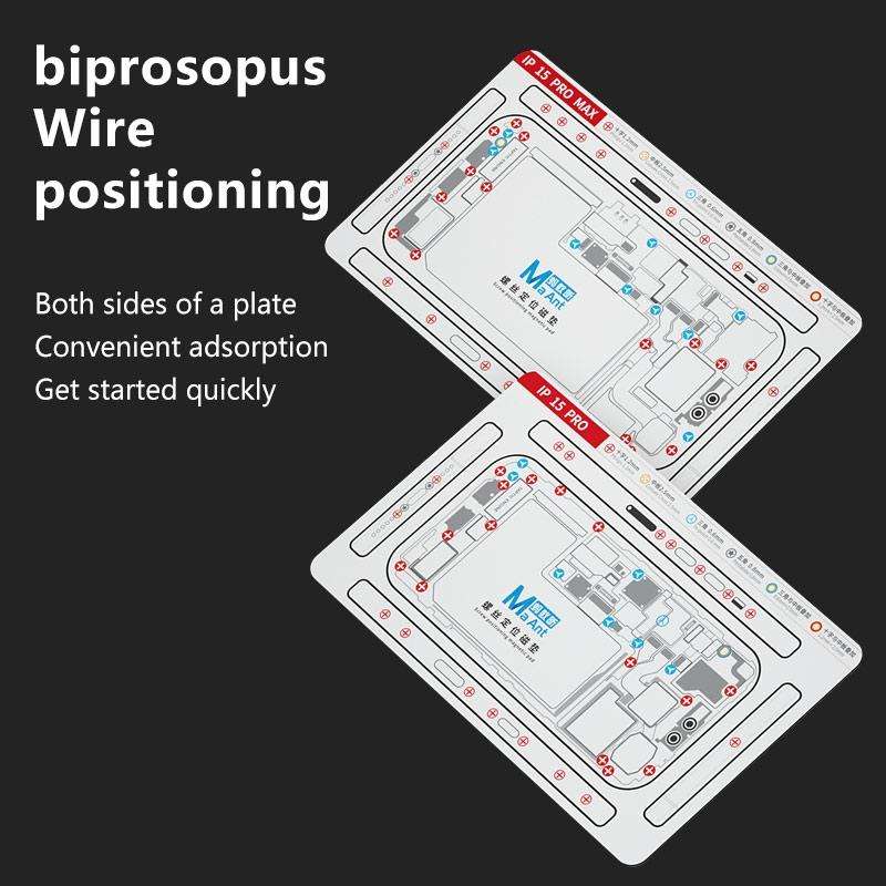 For iPhone 15 Pro Max MaAnt Double-sided Screw Positioning Flexible Soft Magnetic Pad