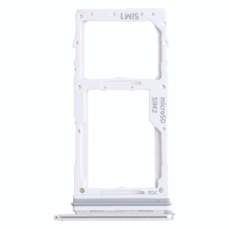 For Samsung Galaxy S10 Lite SM-G770 SIM Card Tray + SIM Card Tray / Micro SD Card Tray (Silver)