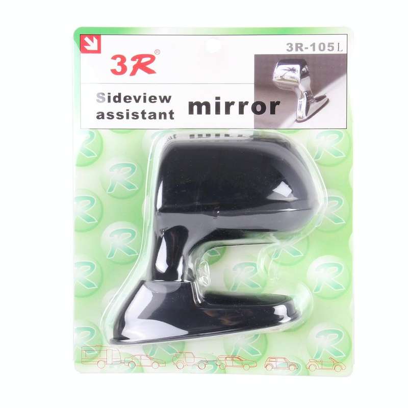 3R-105 360 Degree Rotatable Left Side Assistant Mirror for Auto Car