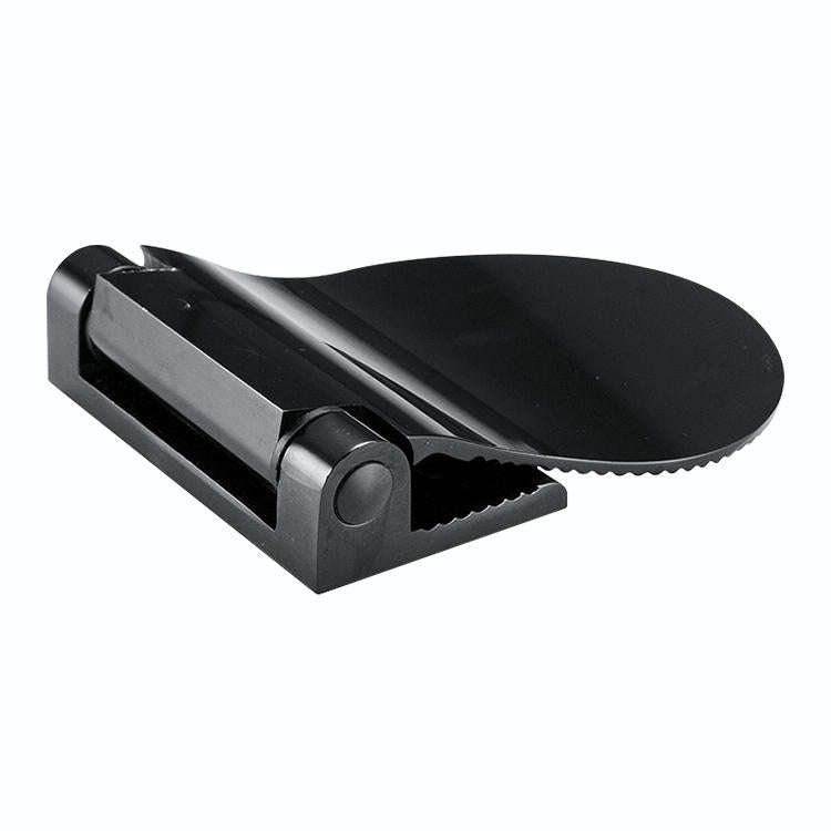Wall Mounted Aluminium Alloy Bathroom Shower Foot Rest Footstool(Black)