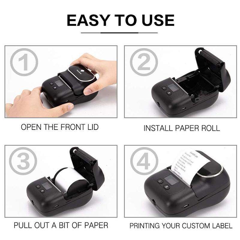 Phomemo M110 Home Handheld Mini Bluetooth Thermal Printer (Orange)