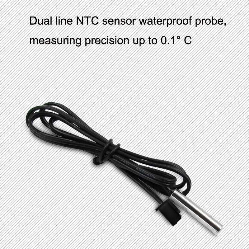 DTC-1201 NTC Sensor WiFi Intelligent Aquarium Fish Tank Hatch Central Air Conditioning Temperatur...