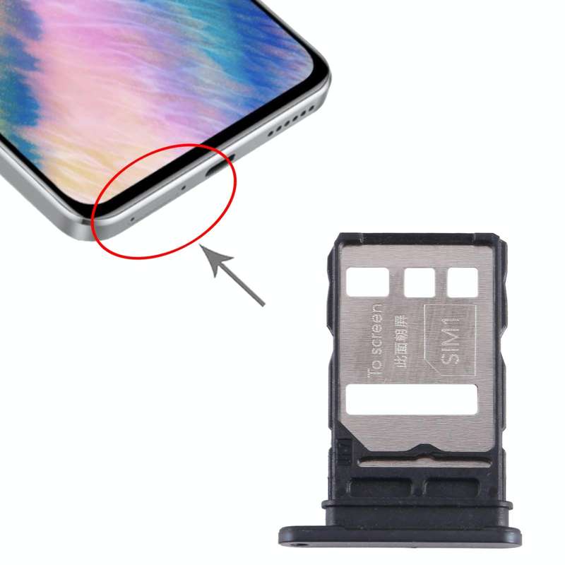 For Huawei Nova 10 SE SIM + SIM Card Tray (Black)