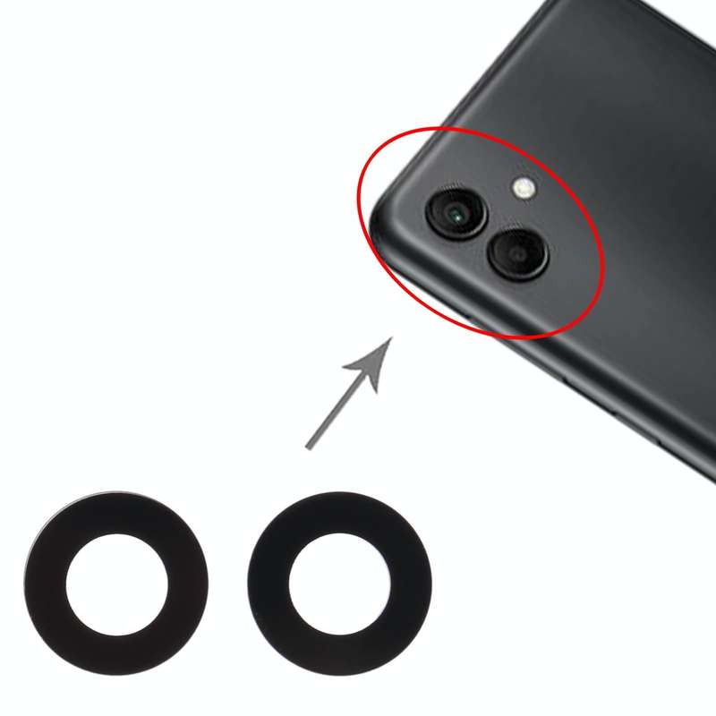 For Samsung Galaxy A04 SM-A045F 10set Back Camera Lens