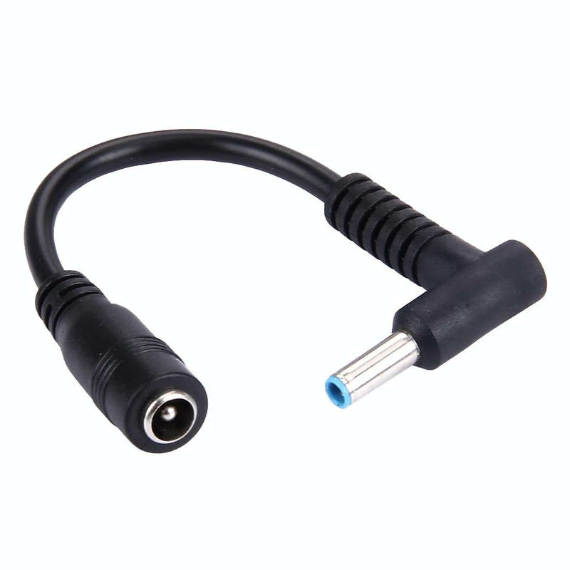 4.5 x 3.0mm Bent Male to 5.5 x 2.1mm Female Interfaces Power Adapter Cable for Laptop Notebook, L...