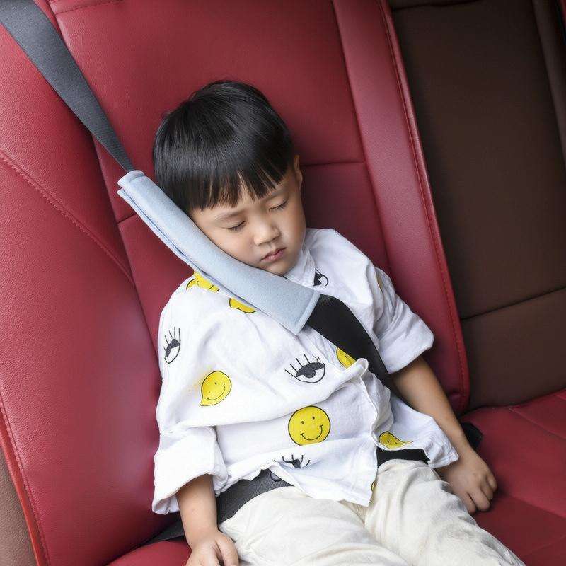 Car Seat Belts Soft Plush Shoulder Pads(Grey)