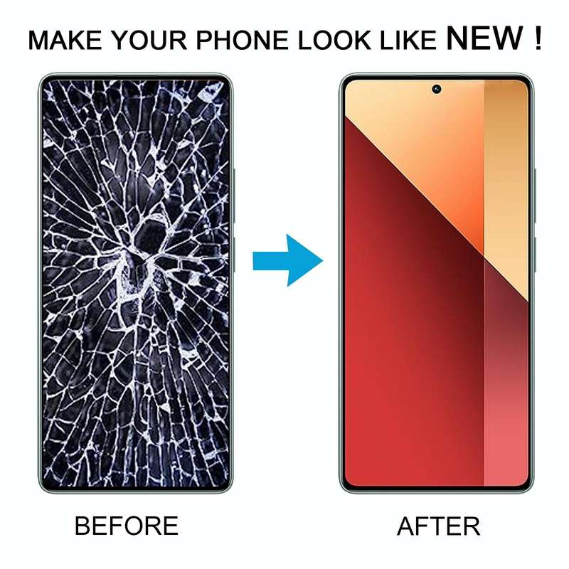 For Xiaomi Poco M6 Pro 4G Original AMOLED Material LCD Screen Digitizer Full Assembly with Frame ...