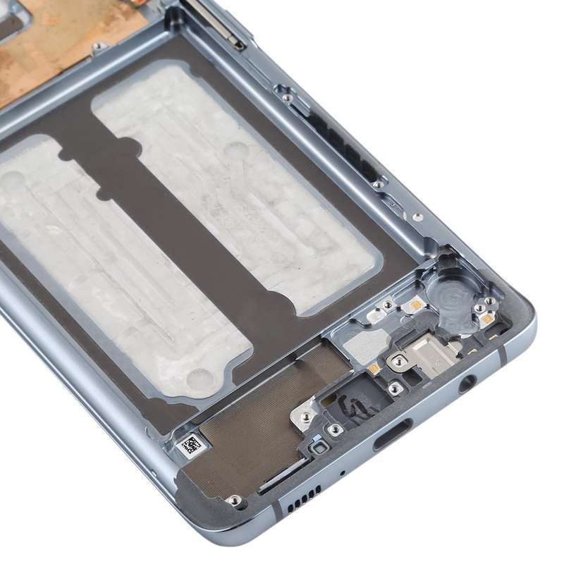 For Galaxy S10 5G  Middle Frame Bezel Plate with Side Keys (Grey)