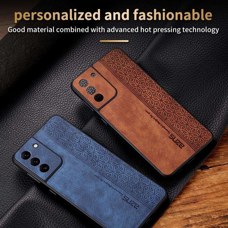 For Samsung Galaxy S21 5G AZNS 3D Embossed Skin Feel Phone Case(Black)