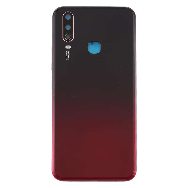 For Vivo Y3 Battery Back Cover with Camera Lens (Red)